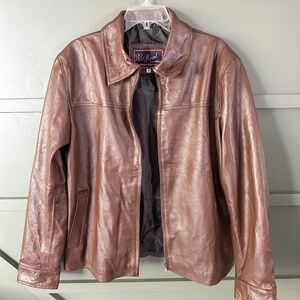 Men's Real Leather Brown Jacket